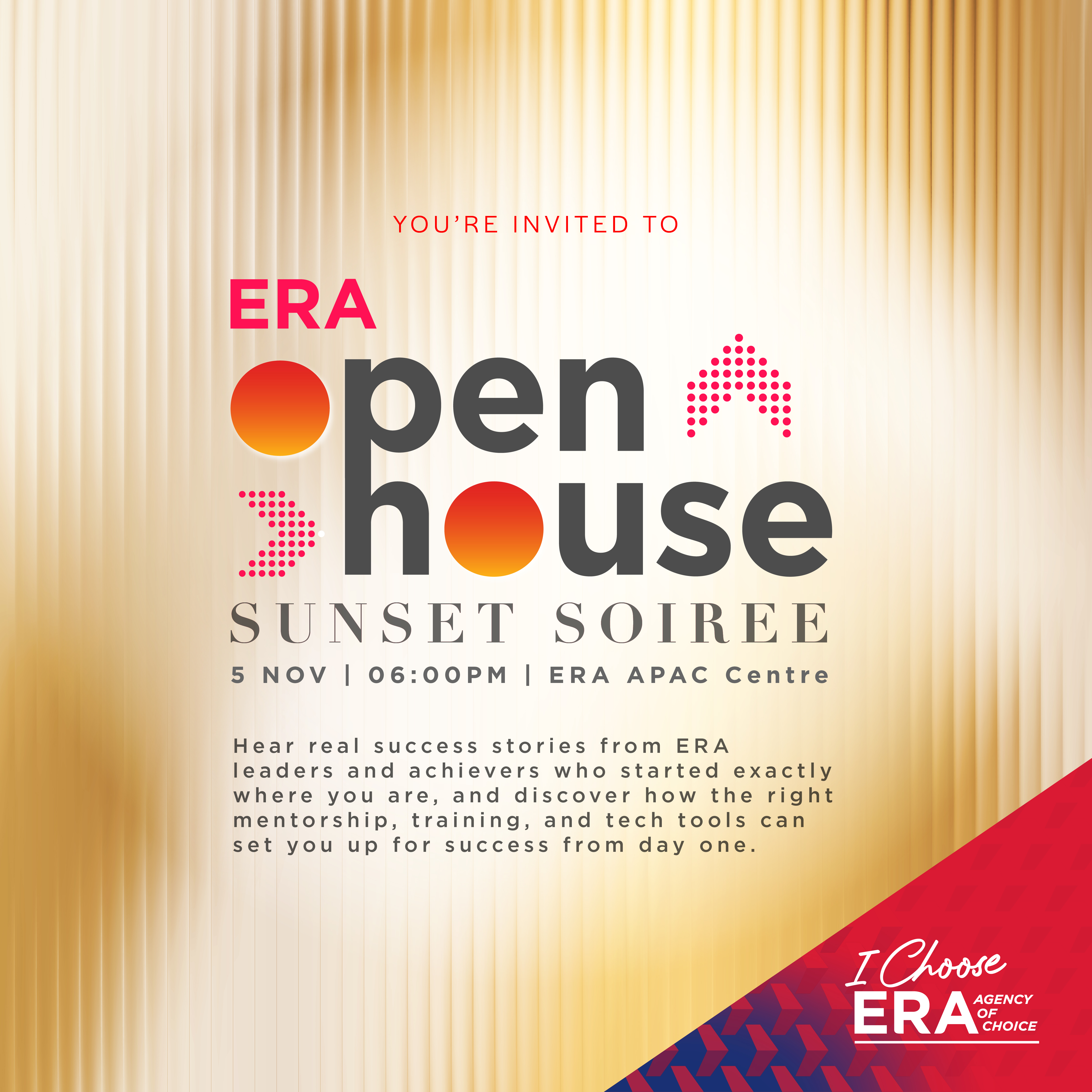 ERA Open House: Sunset Soirée